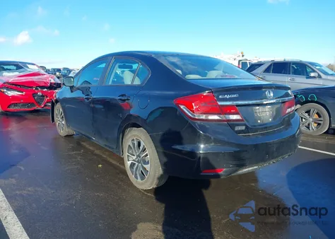 2013 Honda Civic Ex z USA, uszkodzony, nr VIN 2HGFB2F80DH523700